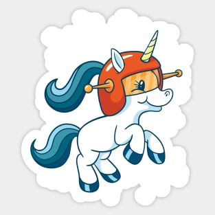 Space unicorn gift idea Sticker